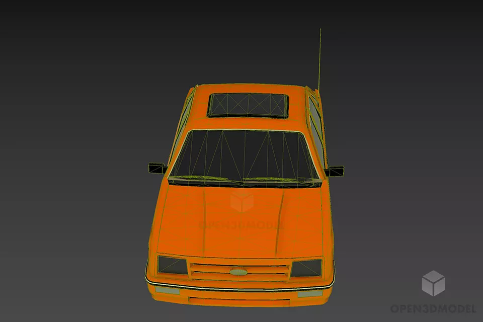 Taxi Car Sierra Vista 3d model 3