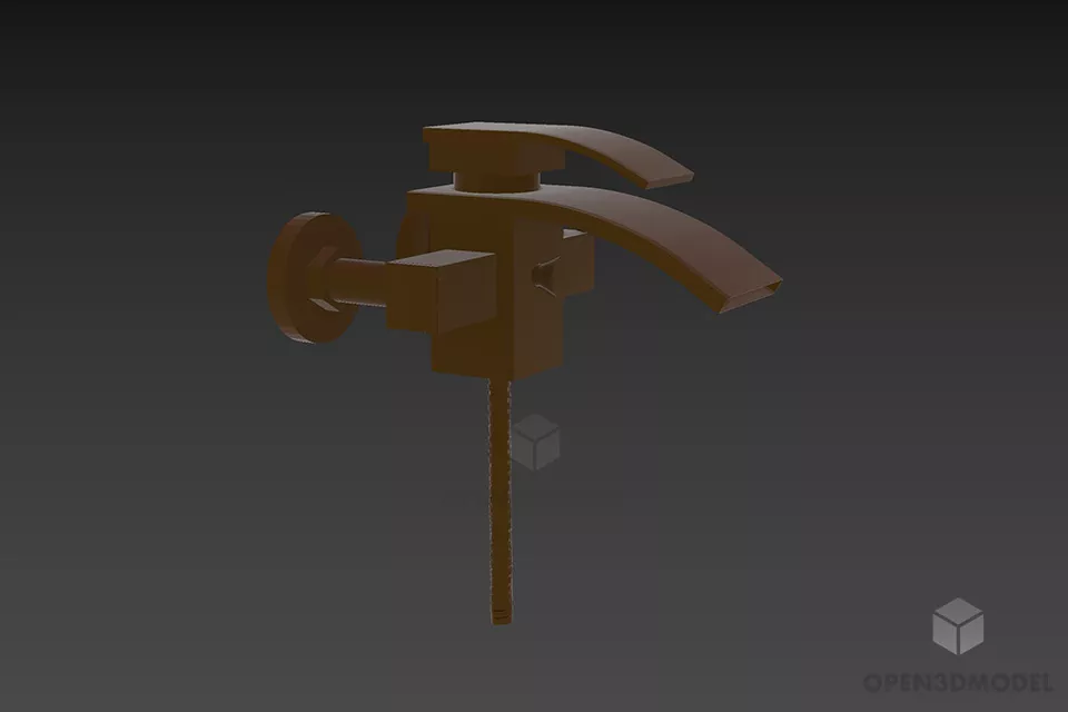 Inox Faucet 304 Bathroom Accessories 3d model