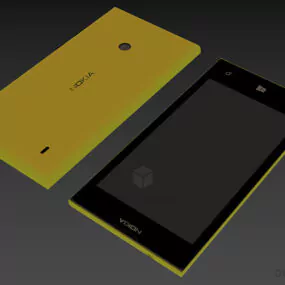 Smartphone Android Nokia 3d model
