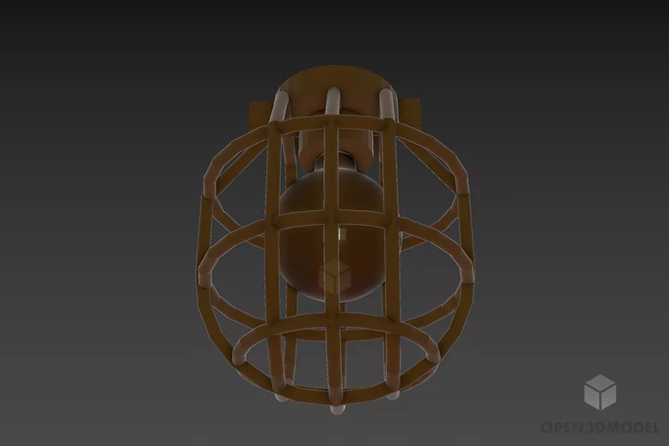 Reading Lamp With Foldable Arm 3d model