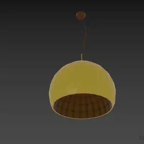 Modern Sphere Pendant Lamp 3d model