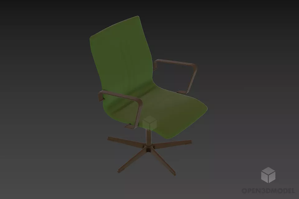 Flat Throne Chair Conceptual 3d model