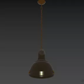 Industrial Lamp Shade 3d model