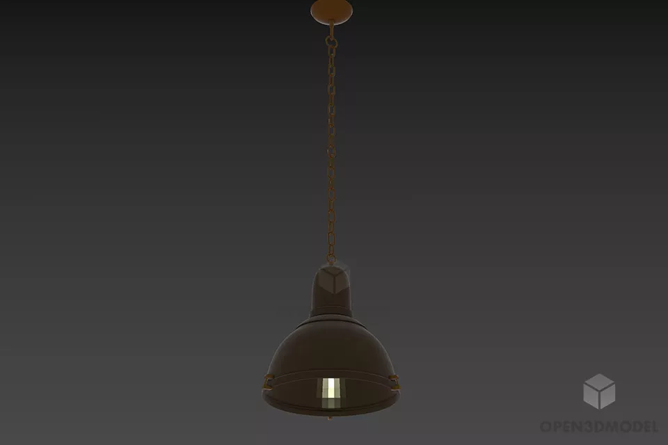 Pendant Lamp Cygnus Twist Shade 3d model