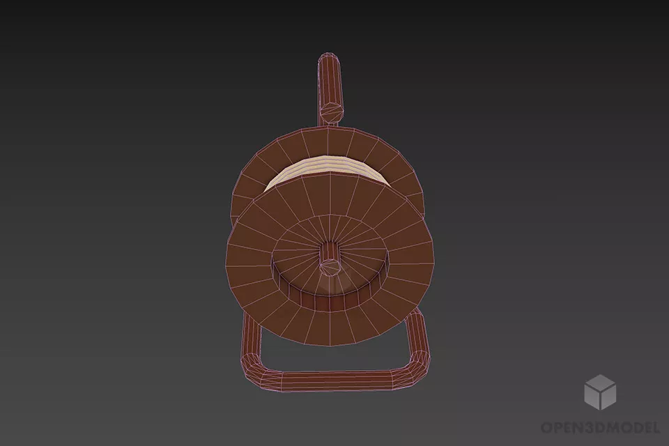 Electric Wire Cord 3d model 3