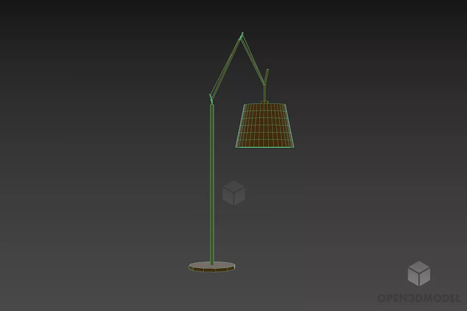 Modernism Floor Lamp Ikea 3d model 3