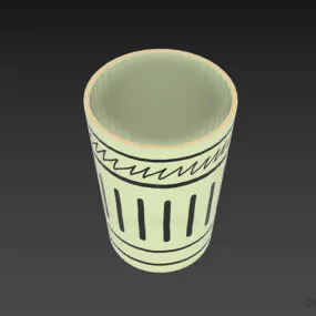 Aluminum Cup 3d model