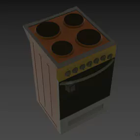 Oven Electric Range Darina 3d model
