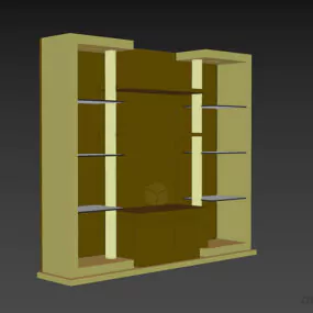 Cabinet Rack With Shelf 3d model
