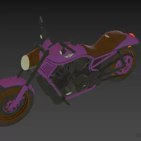 Sport Motorbike Harley Davidson V Rod 3d model