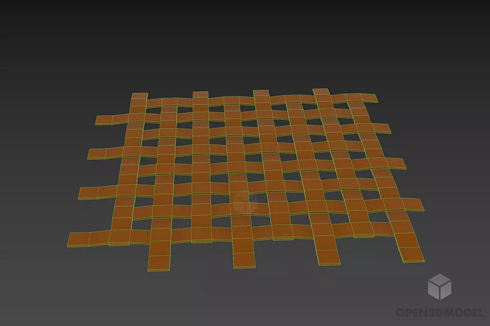 Lantern Grid 3d model 3