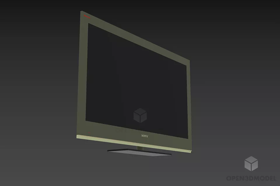 Crt Tv Retro 3d model