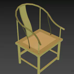 Chinese Ming Armchair 3d model