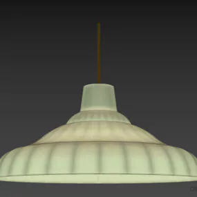 Industrial Lamp Aluminum Shade 3d model