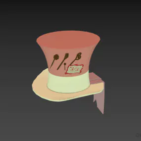 Fashion Magic Hat 3d model