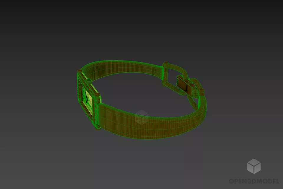 Gucci Wrist Watch For Women 3d model 3