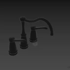 Inox Faucet Boutique Style 3d model