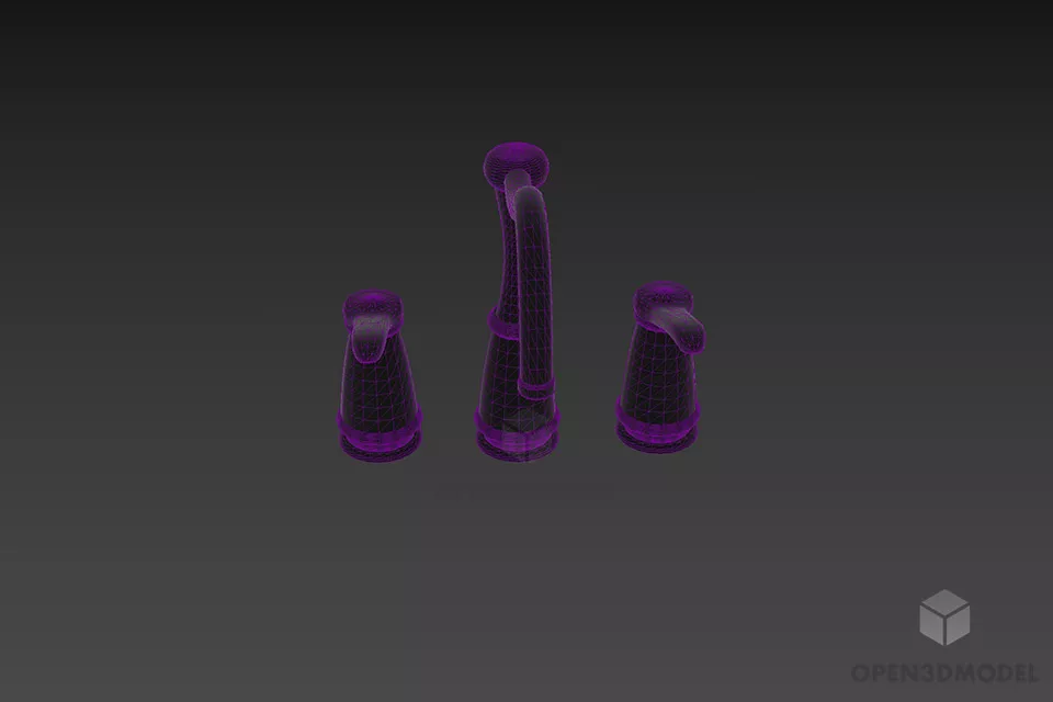Inox Faucet Boutique Style 3d model 3