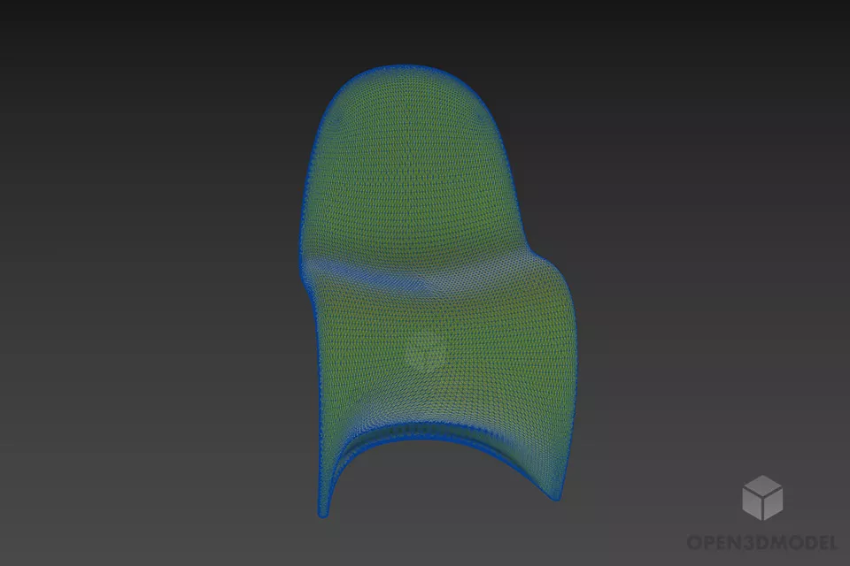 Panton Plastic Chair 3d model 3