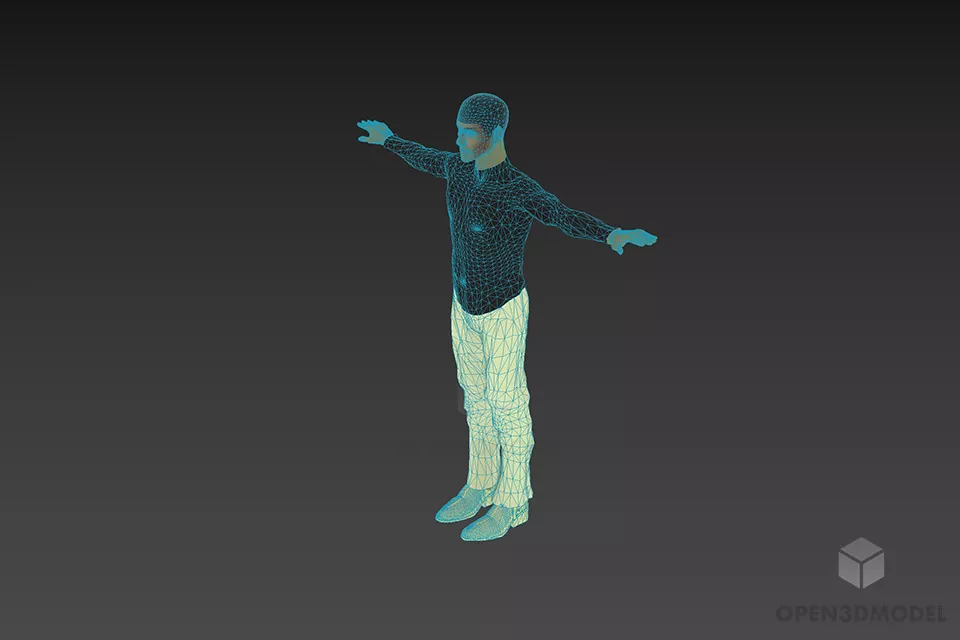 Star Wars Spock Character 3d model 2