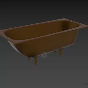 Bathtub Standard Size 3d model