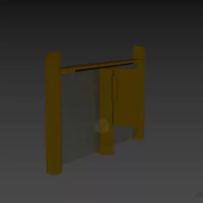 Turnstile Swing Door Charon 3d model