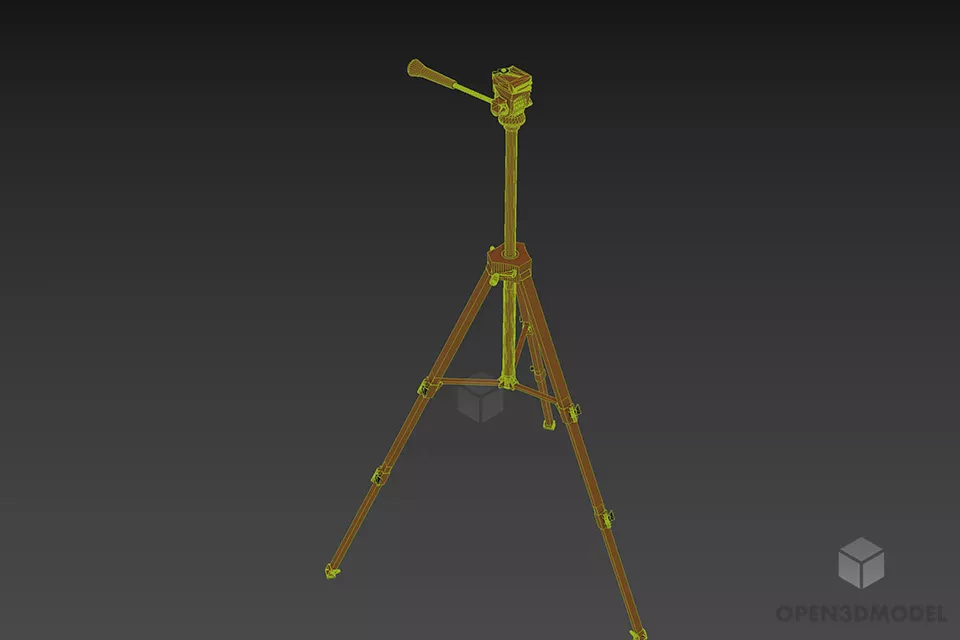 Tripod With Ballhead 3d model 3