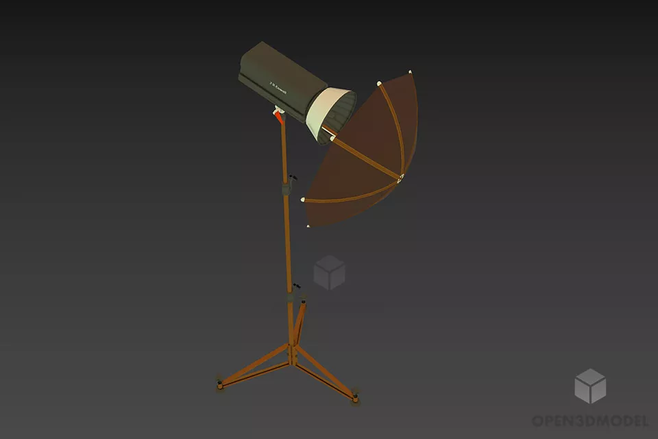 Modernism Ceiling Lamp Oval Shade 3d model