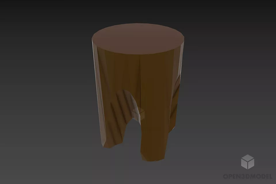 Polygon Bar Chair 3d model