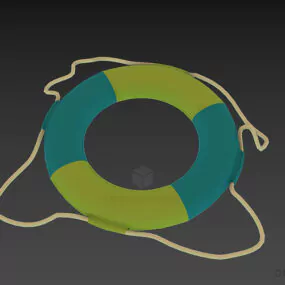 Lifebuoy, Life Ring 3d model
