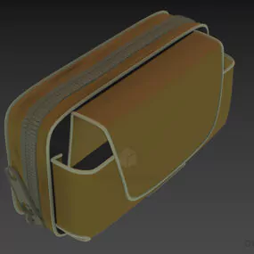 Women Leather Hand Bag 3d model