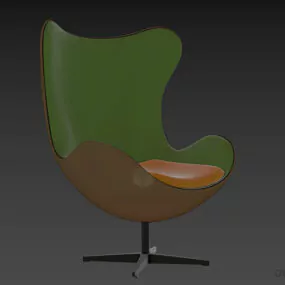 Egg Armchair Fritz Hansen 3d model
