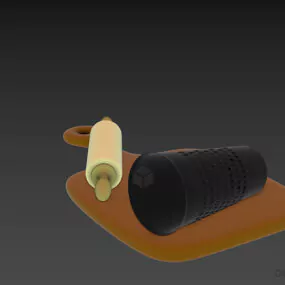 Set Cooking With Cake Maker 3d model