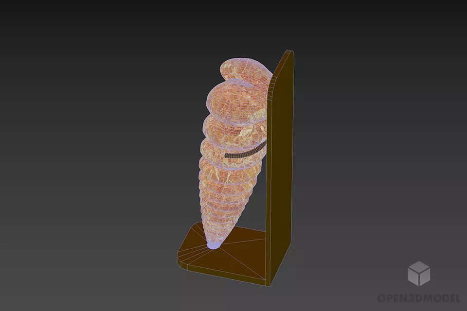 Sea Shell Wall Decoration 3d model 3