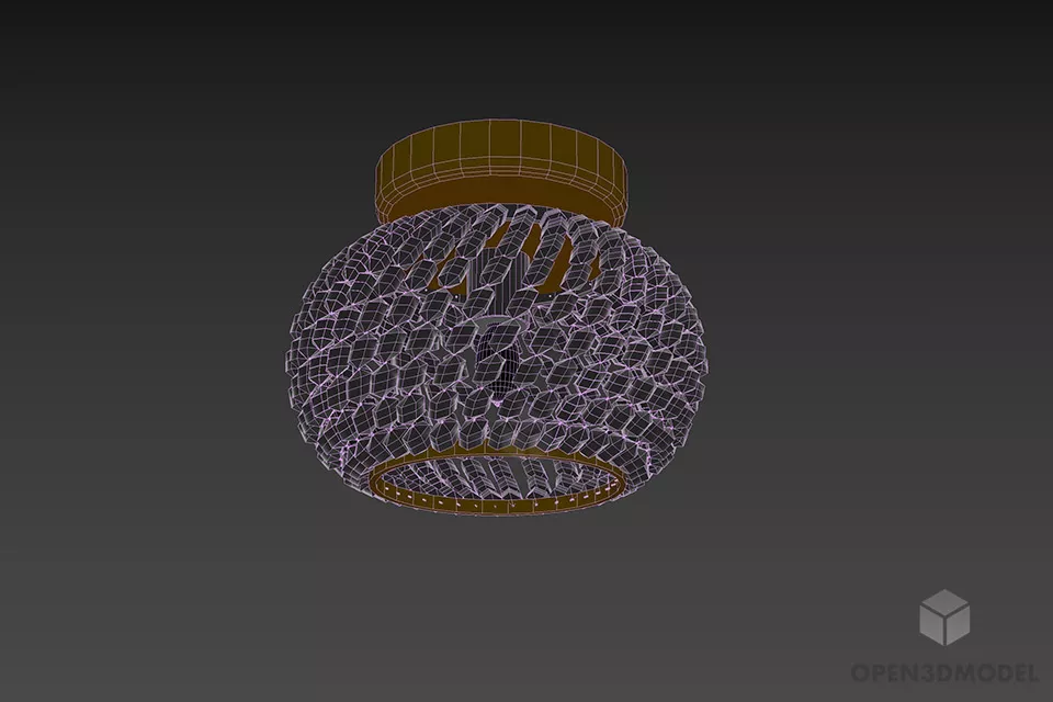 Sphere Pendant Lamp Lightstar 3d model 3