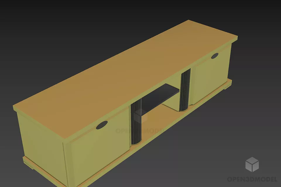 Magazine Rack Market Showcase Furniture 3d model