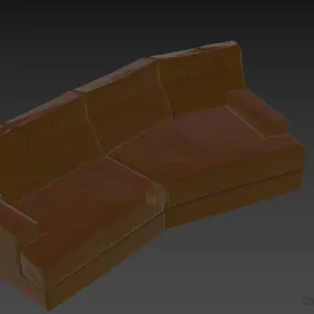 Soft Style Sofa Valentiny 3d model