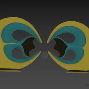Figurine Fish On Table 3d model