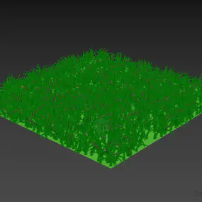 Square Carpet Modular 3d model