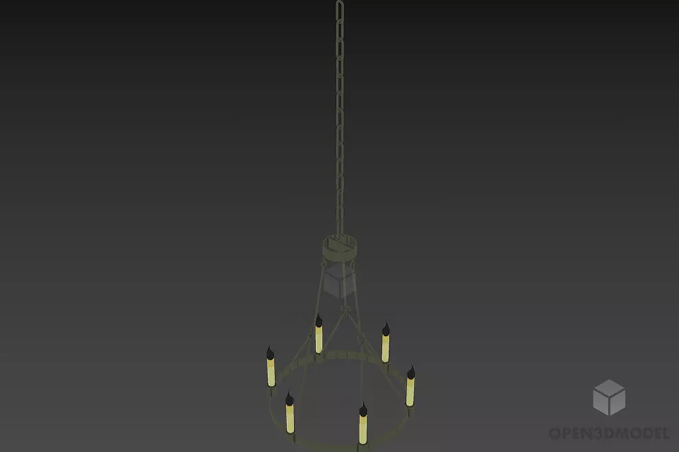 Modernism Table Lamp Elstead Liona 3d model