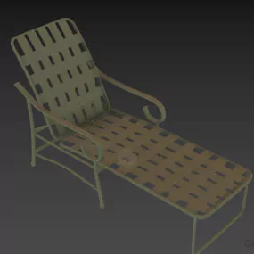Lounge Chaise Chair 3d model