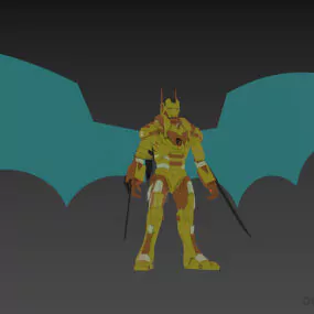 Batman Toy Character 3d model