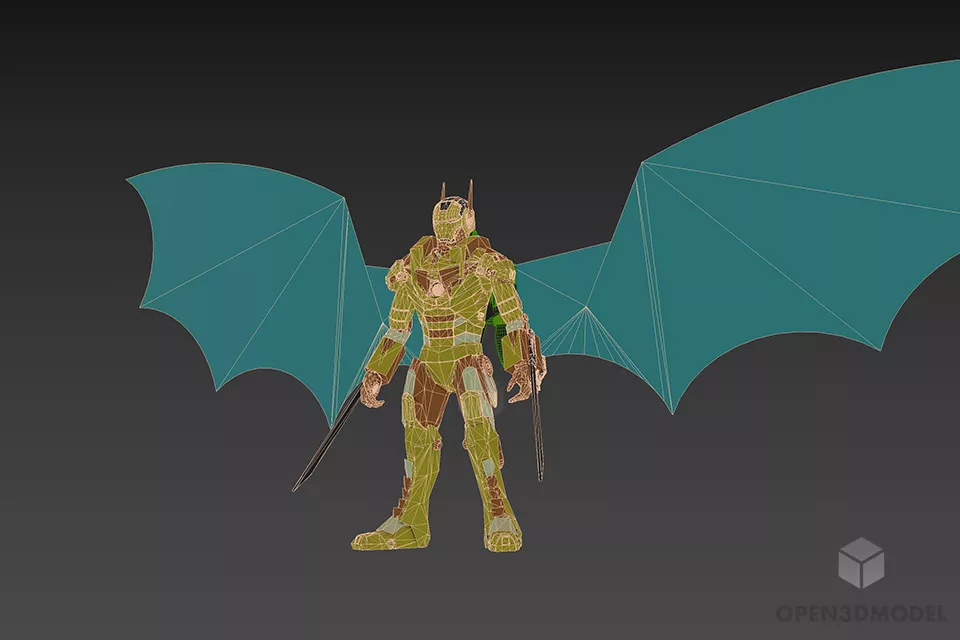 Batman Toy Character 3d model 3