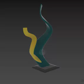 Figurine Glass Cup 3d model