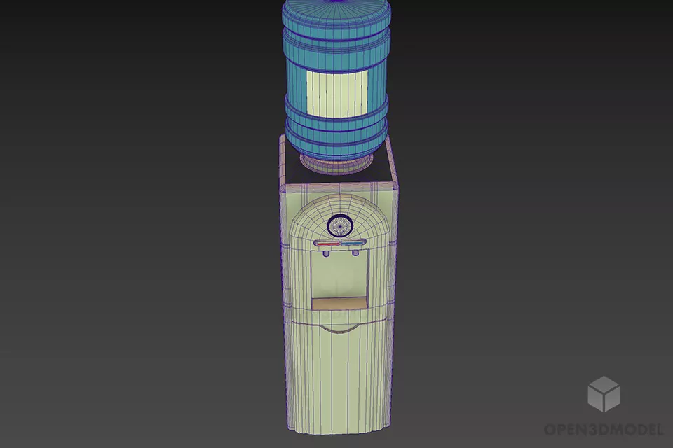 Dispenser Water For Office 3d model 3