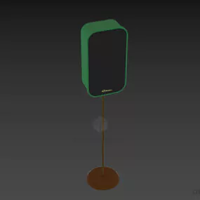 Speaker Odoson On Stand 3d model