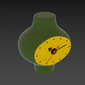 Sphere Clock Decoration 3d model