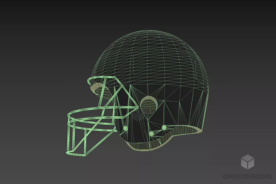 Sport Hockey Helmet 3d model 3