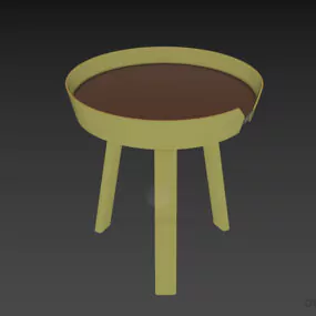 Nest Table Stool Modernism 3d model