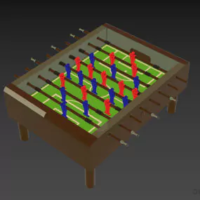 Soccer Table Game 3d model